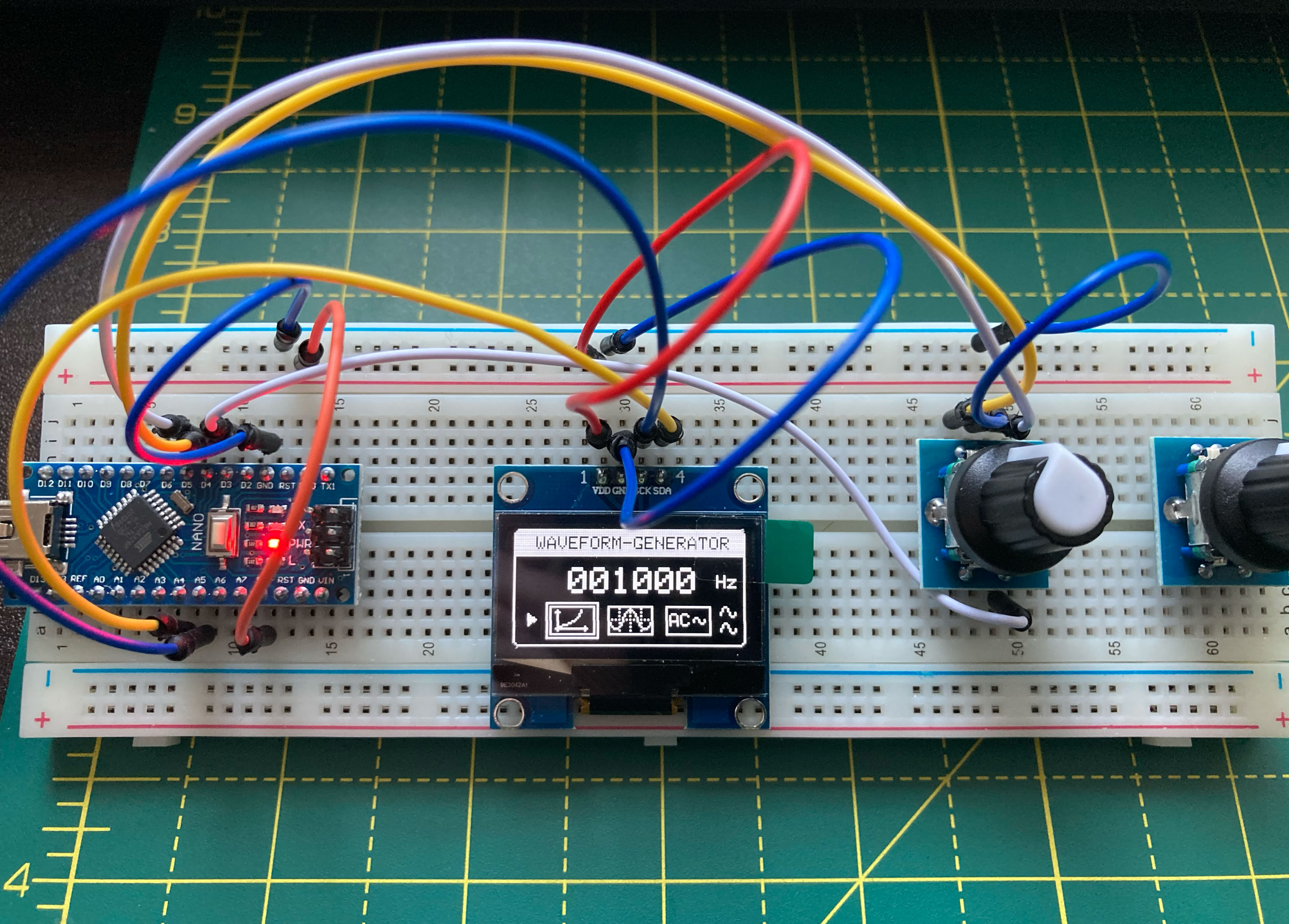 Typical breadboard construction in progress
